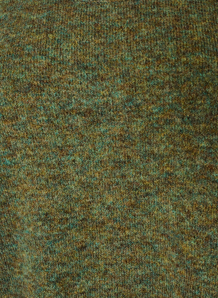 Lockerer Pullover mit Rundhalsausschnitt, Gr&uuml;n, Packshot image number 2