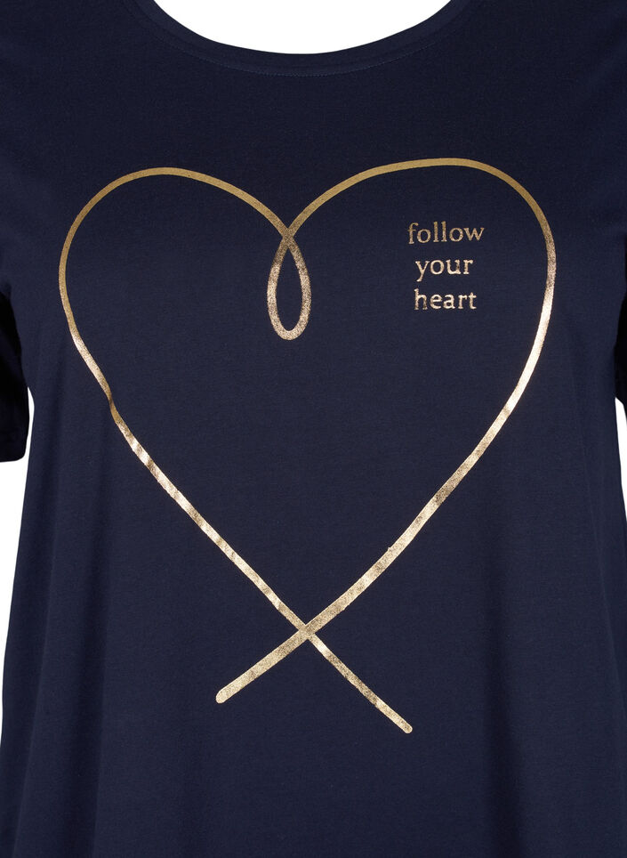 FLASH - T-Shirt mit Motiv, Navy Blazer, Packshot image number 2