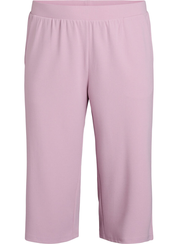 Hochtaillierte Knickerbocker mit lockerem Schnitt, Rot, Packshot image number 0