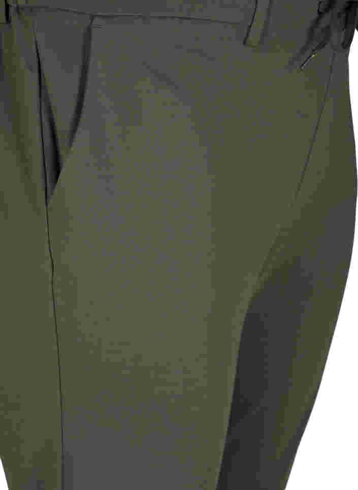 Cropped Hose mit Taschen und verstellbaren Schnüren, Thyme, Packshot image number 2