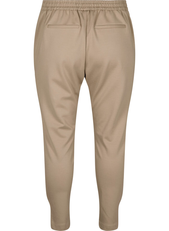 Cropped-Hose mit Taschen, Beige, Packshot image number 1