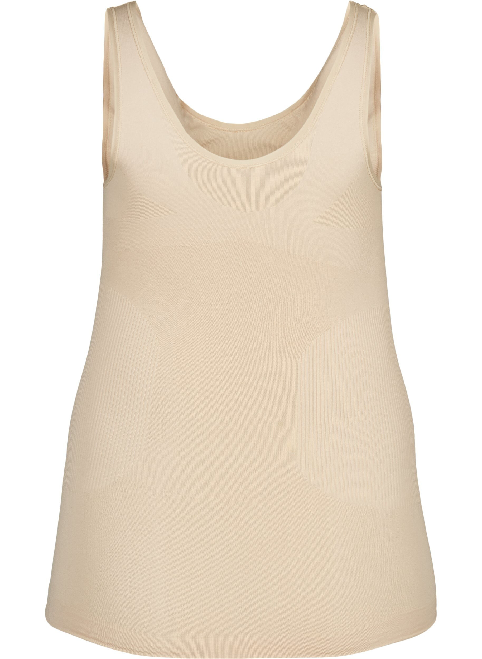 Zizzi Shapewear Top mit breiten Tr&auml;gern, Beige, Packshot image number 1