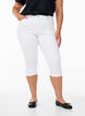 Amy Caprijeans mit hohem Taille und Super Slim Fit, Weiß, Model image number 2
