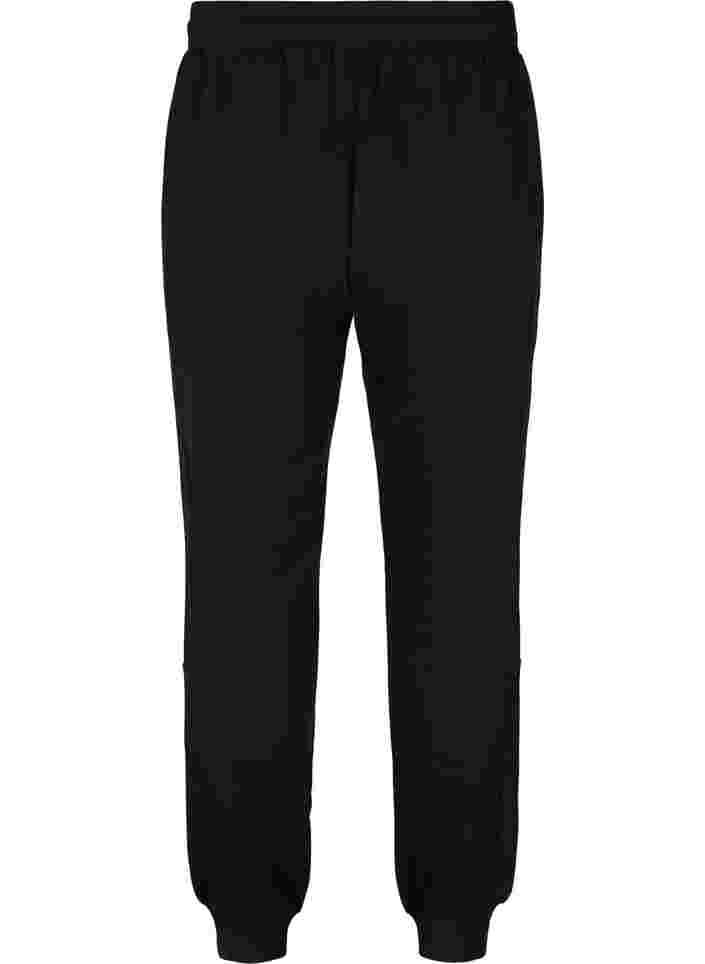 Sweatpants mit Trackdetails, Black, Packshot image number 1