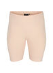 Einfarbige Basic Radlershorts, Beige, Packshot image number 0