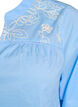 Bluse mit Stickereidetails, Blau, Packshot image number 2