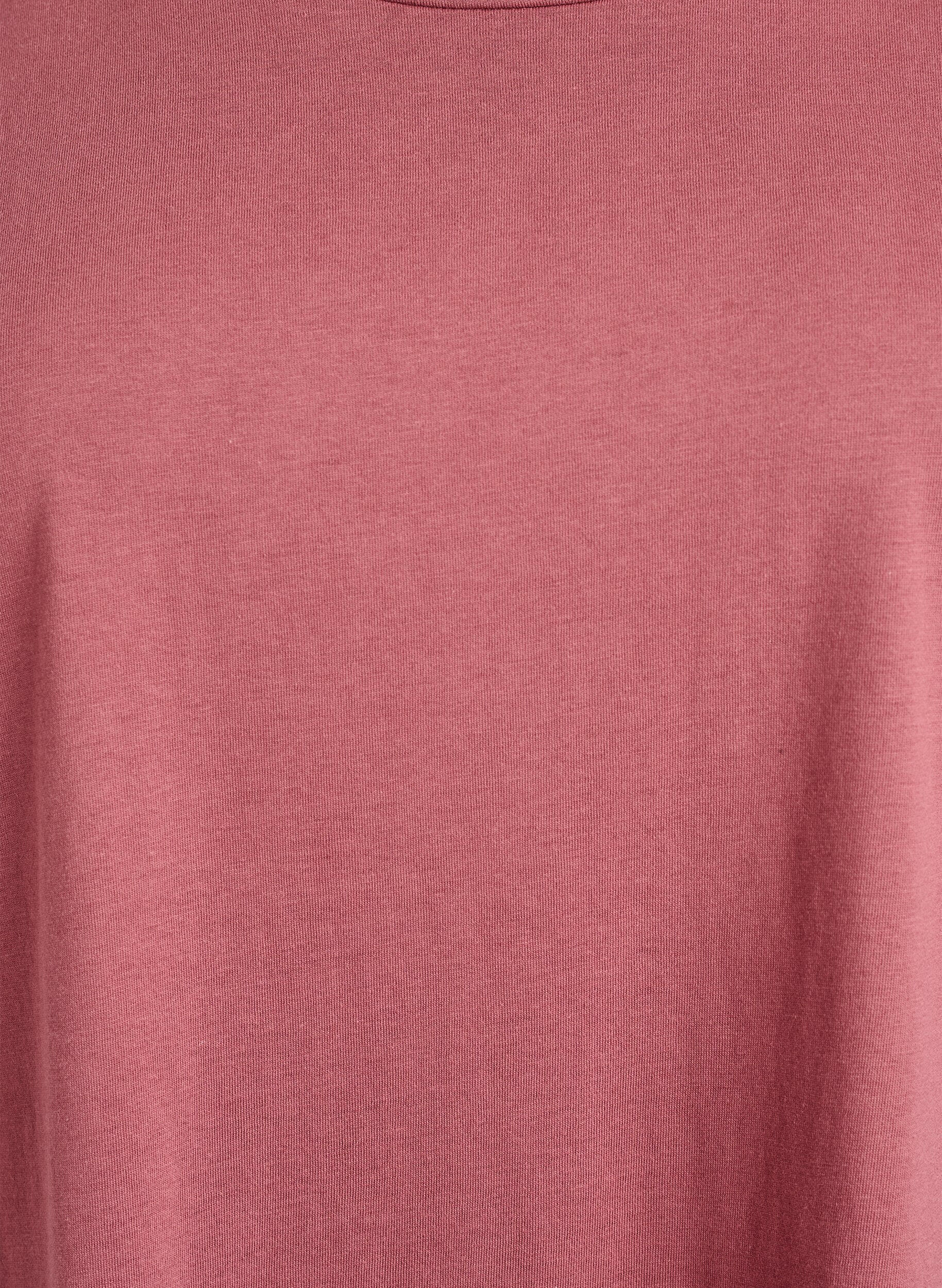 ZizziT-Shirt aus Baumwollmischung mit kurzen &Auml;rmeln, Rot, Packshot image number 2