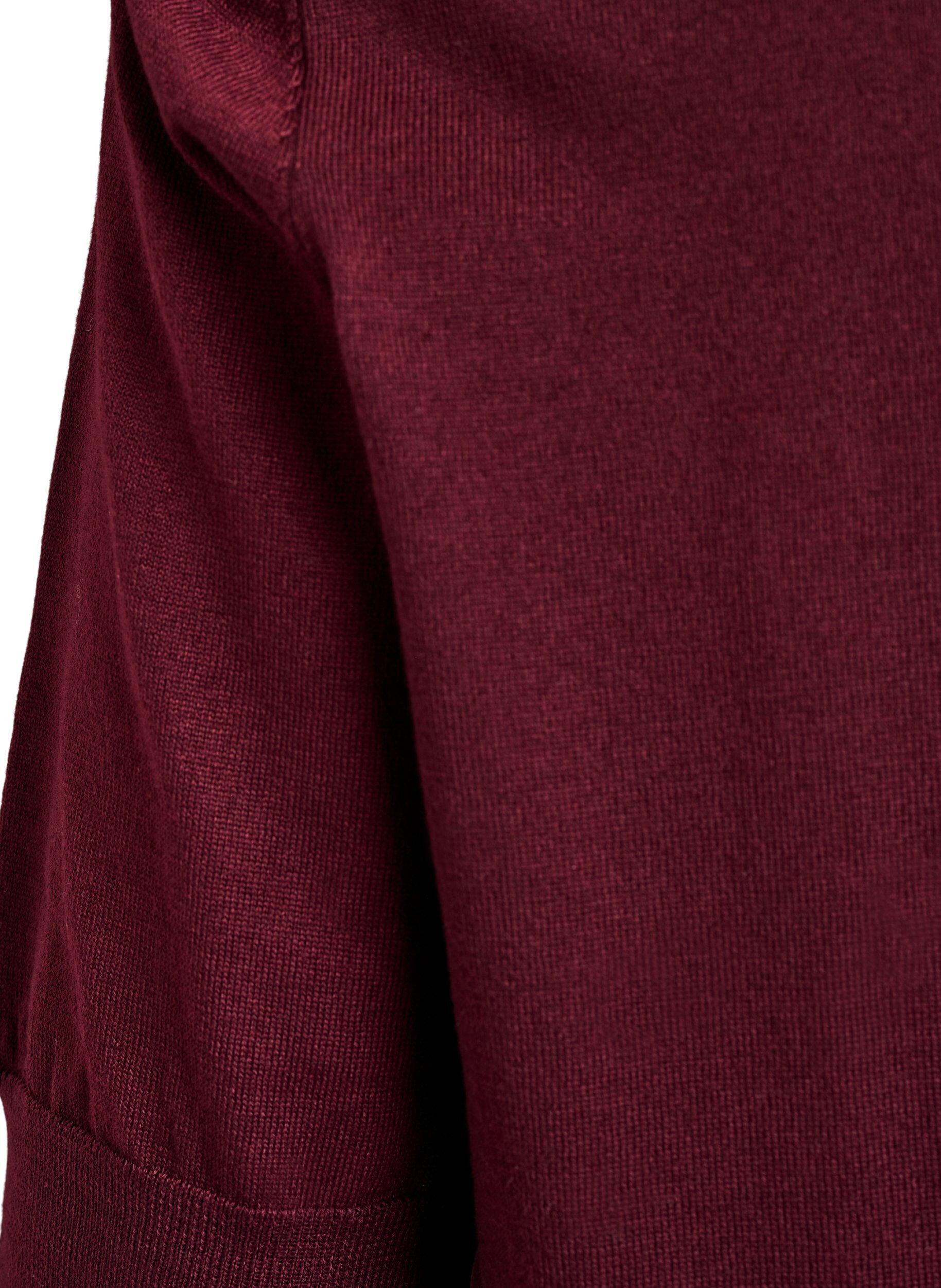 ZizziFein gestrickte Bluse mit kurzen &Auml;rmeln, Rot, Packshot image number 3