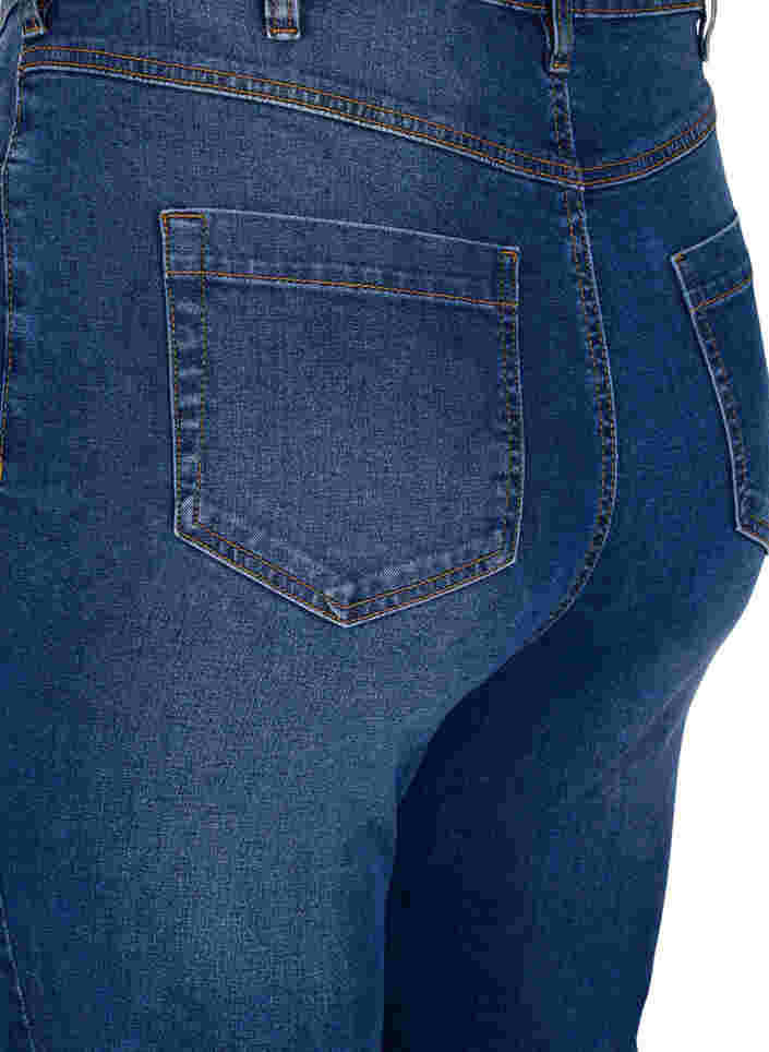 Hochtaillierte Bea-Jeans mit Super Slim Fit, Blue denim, Packshot image number 3