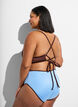 Wende-Bikinihose mit normaler Taillenh&ouml;he, Braun, Model image number 1