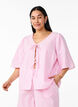 FLASH - Gestreifte Bluse mit Schleifen, Pink, Model image number 0