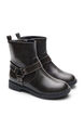 Extra-Weite - Kurzer Biker-Stiefel, Braun, Packshot image number 1