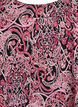 Kurz&auml;rmliges Baumwollkleid mit Aufdruck, Schwarz, Packshot image number 2