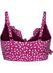 Geblümtes Bikinioberteil mit Rüschendetails, Rot, Packshot image number 1