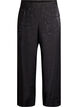 Weite Hose mit Paisleymuster und hoher Taille, Schwarz, Packshot image number 0
