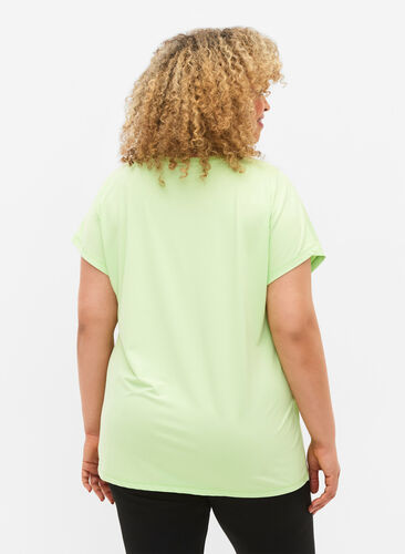 Kurzärmeliges Trainings-T-Shirt, Paradise Green, Model image number 1