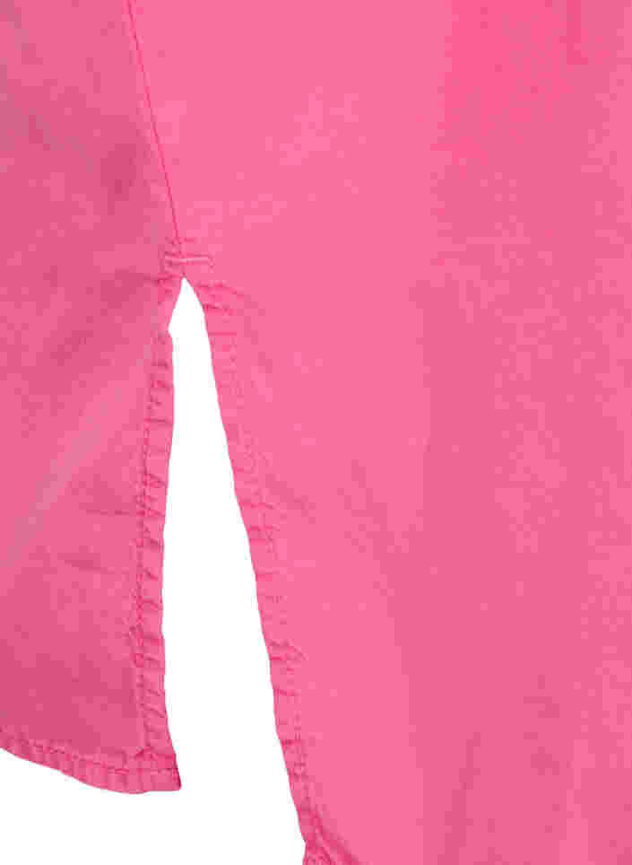 Kleid mit 3/4-Ärmeln und Bindeband, Shocking Pink, Packshot image number 3