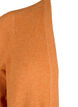 Strickjacke mit Rippenstrick und Taschen, Orange, Packshot image number 2