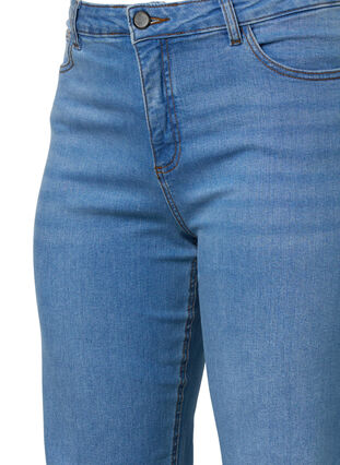 Hoch taillierte Gemma Jeans mit normaler Passform, Light blue, Packshot image number 2