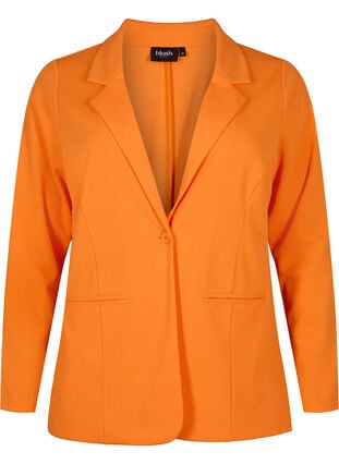 Blazer mit Taschen, Vibrant Orange, Packshot image number 0