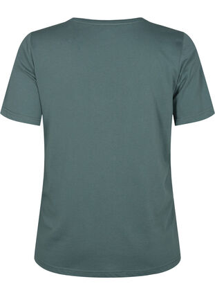 FLASH - T-Shirt mit V-Ausschnitt, Balsam Green, Packshot image number 1