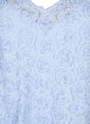 Partykleid mit 3D-Blumen, Cashmere Blue, Packshot image number 2