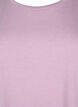 Kurz&auml;rmeliges T-Shirt aus einer Baumwollmischung, lila, Packshot image number 2