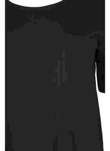 Bluse mit 1/2-Ärmeln, Black, Packshot image number 2