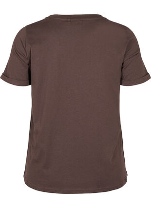 Basic-T-Shirt aus Baumwolle, Molé, Packshot image number 1