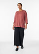 Bluse aus Jersey mit 3/4-&Auml;rmeln, Rot, Model image number 1