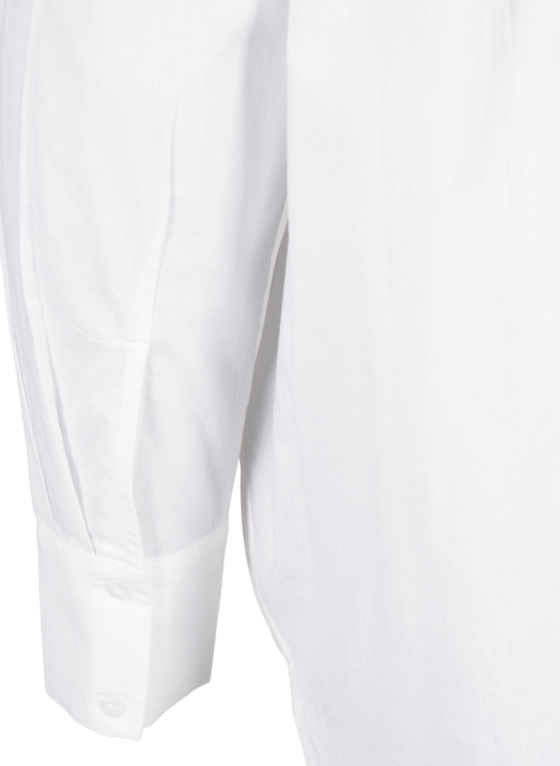 Zizzi Klassisches Shirt mit gestickten Herzen, Bright Wh.W. Blue H., Packshot image number 4