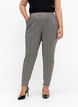 Gekürzte Maddison-Hosen mit kariertem Muster, Beige Brown Check, Model image number 2