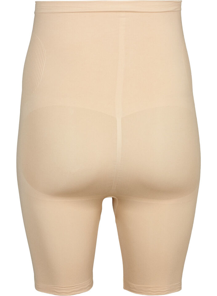Hochtaillierte Shapewear Shorts, Beige, Packshot image number 1
