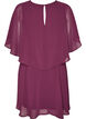 Kurzes Chiffon-Partykleid mit Lagen-Effekt, Rot, Packshot image number 1