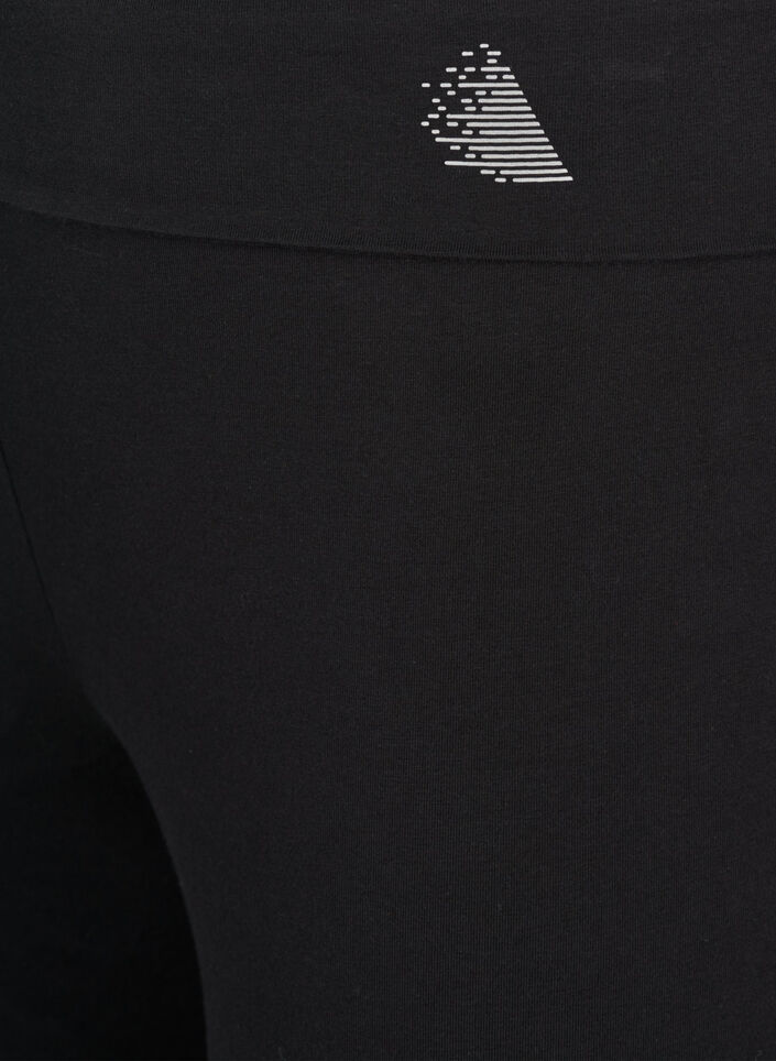 Sporthose aus Baumwolle, Schwarz, Packshot image number 2