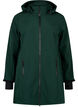 Softshell-Jacke mit abnehmbarer Kapuze, Gr&uuml;n, Packshot image number 0