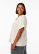 Lockere Bluse mit kurzen &Auml;rmeln, Beige, Model image number 2