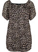 Kurzes Kleid aus Mesh mit Leopardenprint, Leo, Packshot image number 0