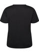 T-Shirt mit Print, Schwarz, Packshot image number 1