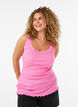 Top mit Spitzen, Pink, Model image number 0