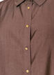 Bluse aus Viskose mit goldenen Kn&ouml;pfen, Braun, Packshot image number 2