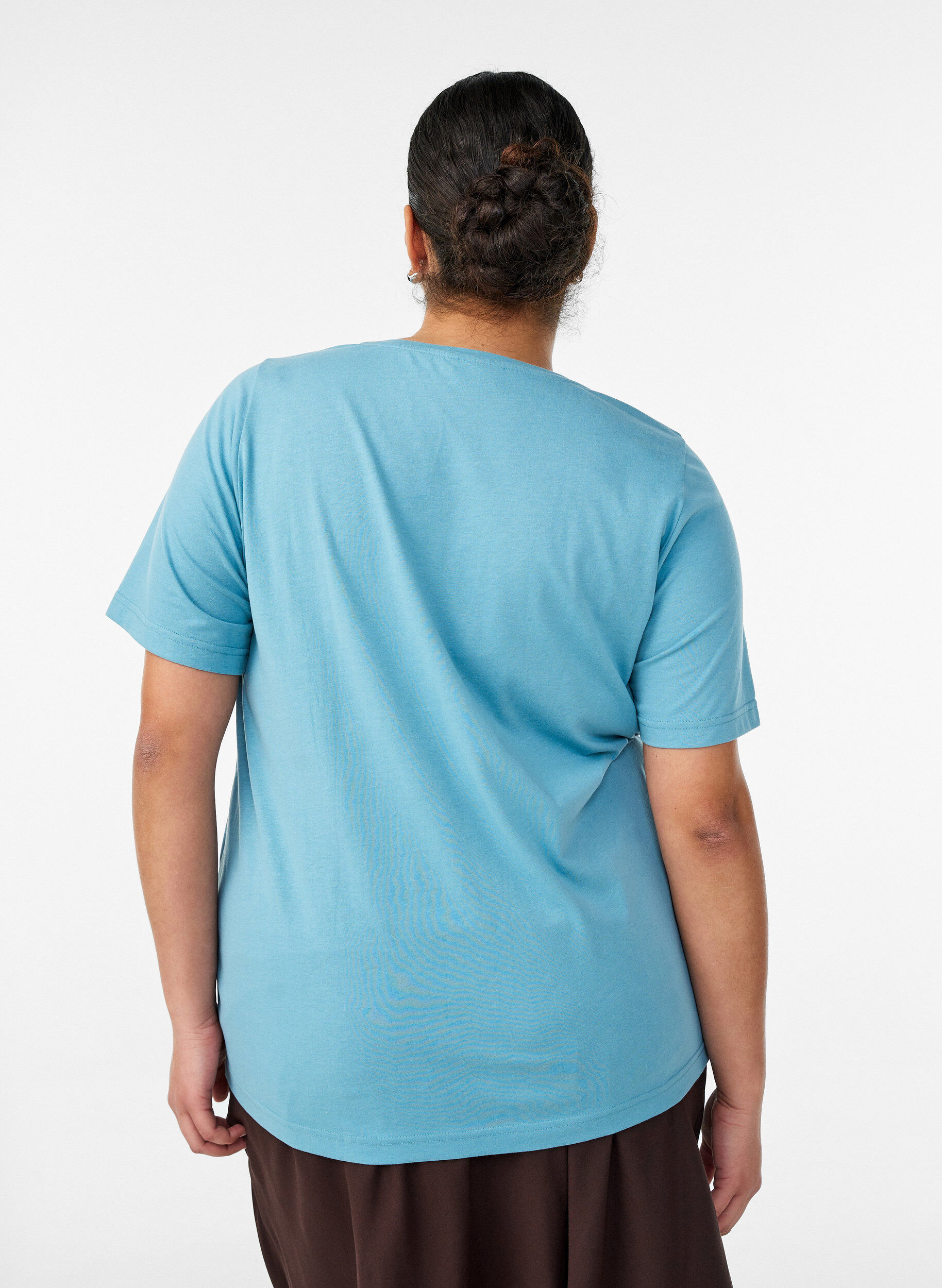 ZizziT-Shirt mit Print, Blau, Model image number 2