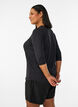 Trainingsshirt mit 3/4-&Auml;rmeln, Schwarz, Model image number 2