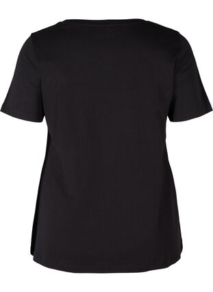 Weihnachts-T-Shirt aus Baumwolle, Black Gift, Packshot image number 1