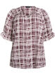 Bluse mit 1/2 &Auml;rmeln, Dunkles Bordeaux, Packshot image number 0