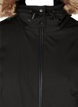 Winterjacke mit Reißverschluss und Taschen, Black, Packshot image number 2