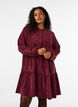 Cordkleid in A-Linie mit Stehkragen, Rot, Model image number 0