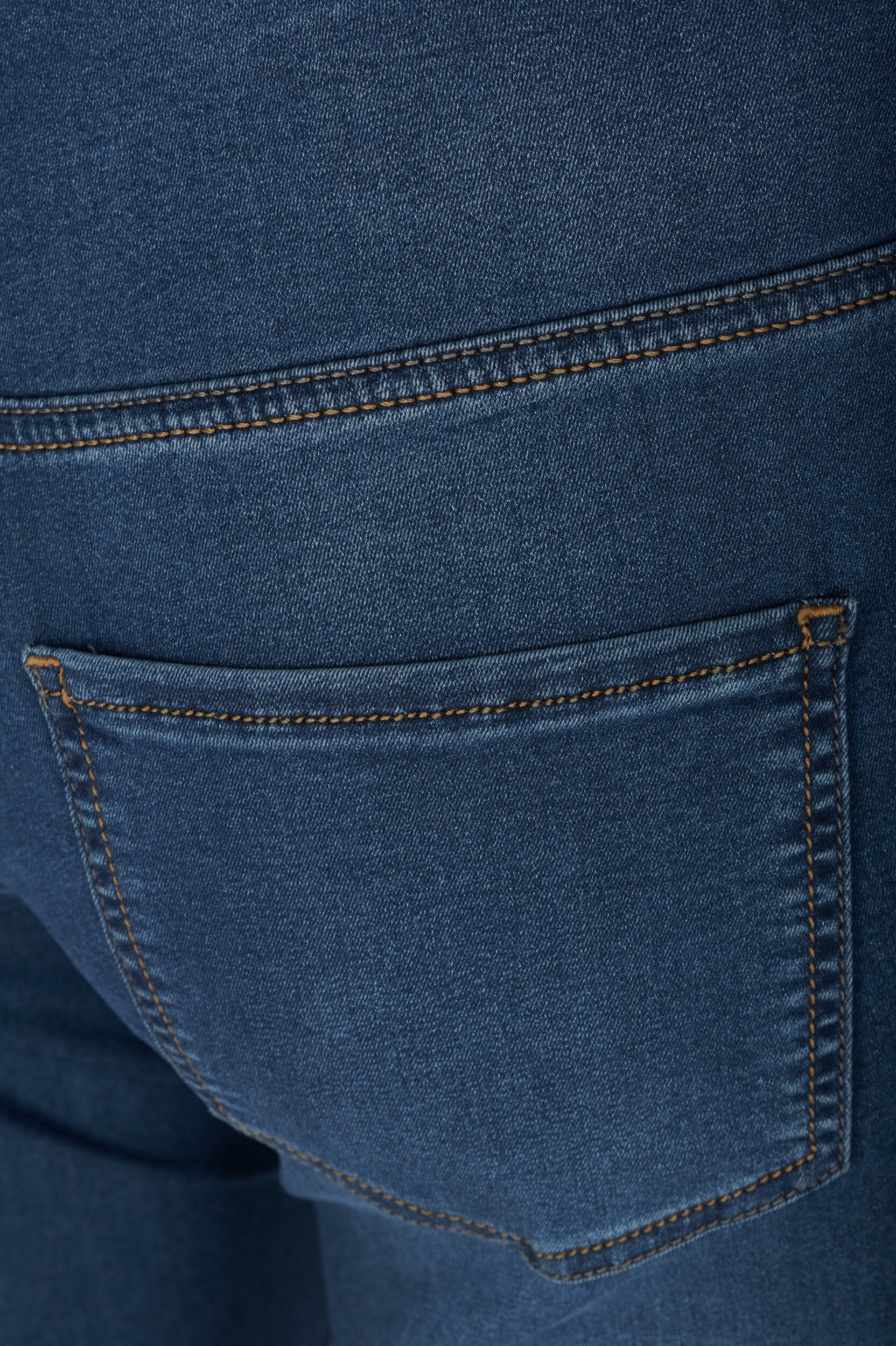 Zizzi Super Slim Amy Jeans mit hoher Taille, Blau, Packshot image number 3