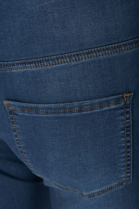 Super Slim Amy Jeans mit hoher Taille, Blue d. washed, Packshot image number 3