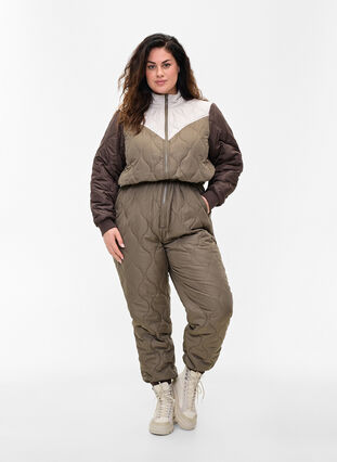 Thermo-Jumpsuit mit Colour-Block, Falcon Comb, Model image number 0